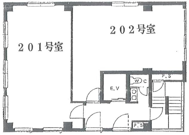 プラネックス813ビル202 間取り図