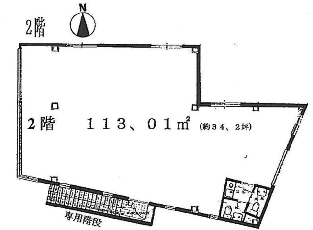 ジュンビル2F 間取り図