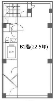 内神田LDビルB1F 間取り図