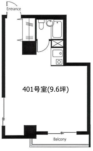 ウィン青山401 間取り図