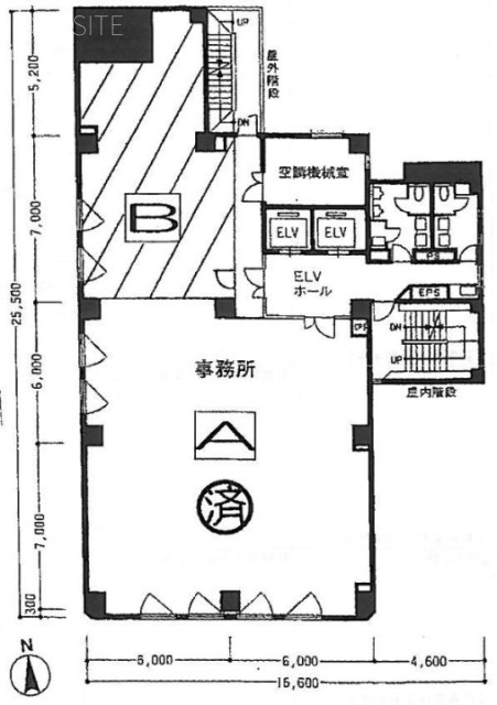 秋葉原ファーストスクエアB 間取り図