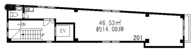 福吉ビル201 間取り図