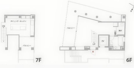 Citta代々木公園6F～7F 間取り図