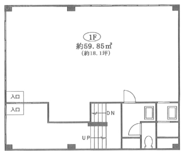 伊予ビル1F 間取り図