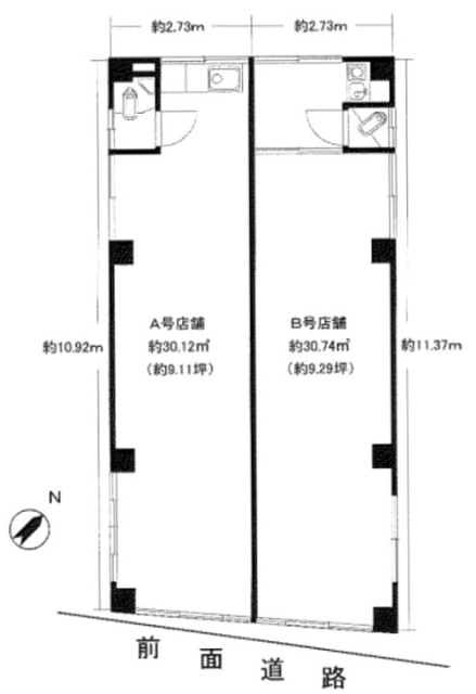 福嶋ビルB 間取り図