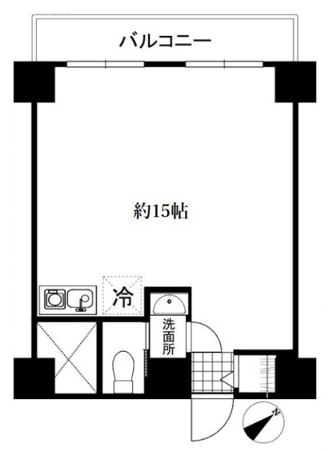 アルベルゴ上野721 間取り図