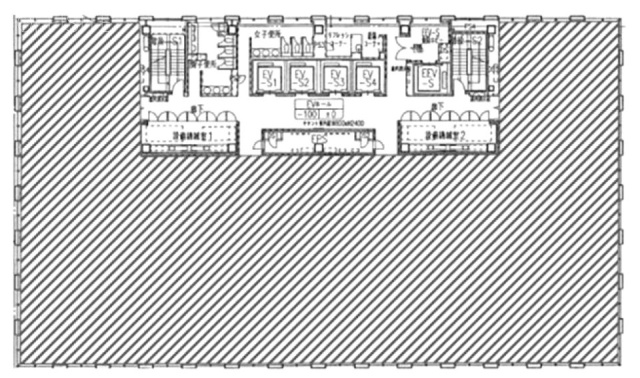 台場ガーデンシティビル11F 間取り図