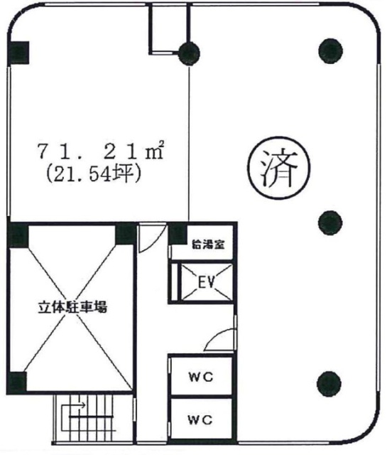 コウノビルMM21B 間取り図