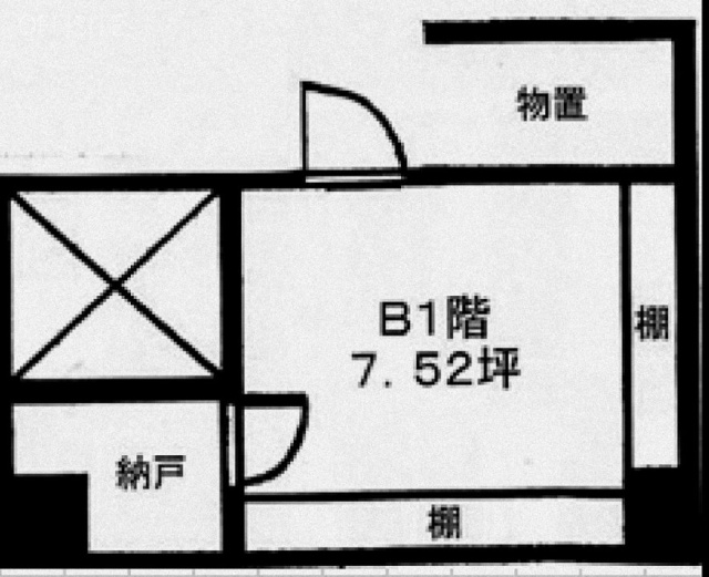 福永ビルB1F 間取り図