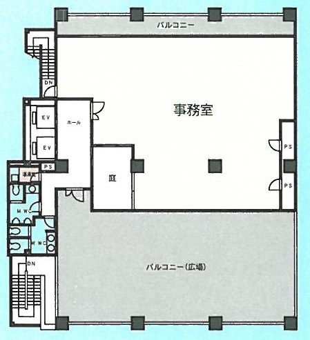 アーバンセンター渋谷イースト6F 間取り図