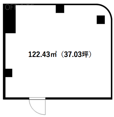 直井第三ビルB 間取り図