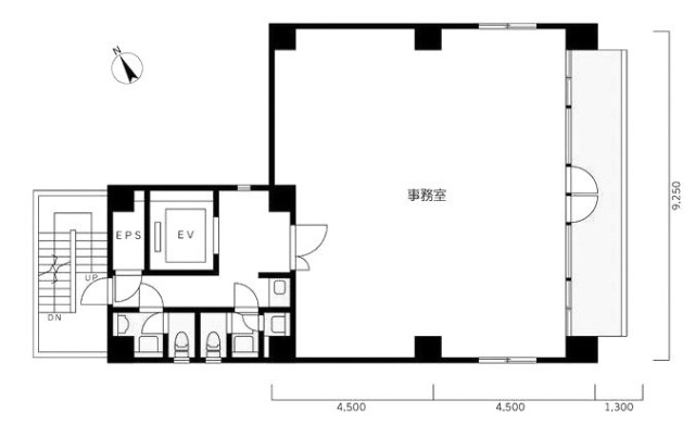 永井ビル5F 間取り図