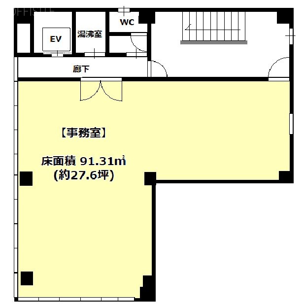 東京問屋連盟ビル4F 間取り図