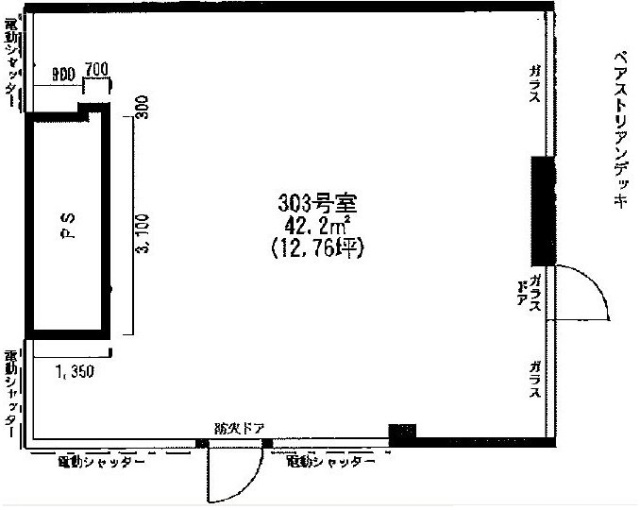 日暮里ステーションポートタワービル303 間取り図