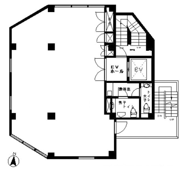 西村ビル2F 間取り図
