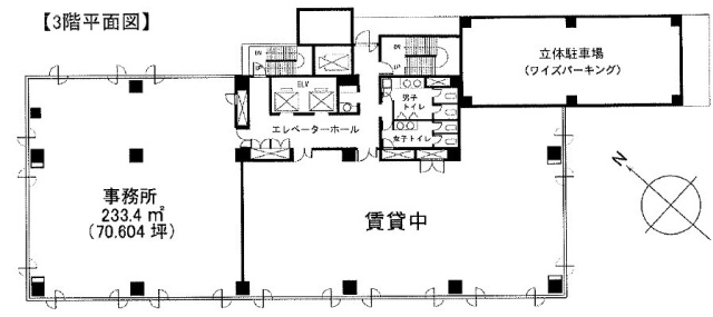 ワイズビル3F 間取り図