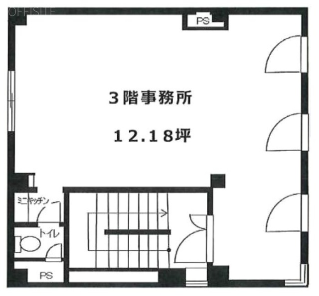 豊盛堂ビル3F 間取り図