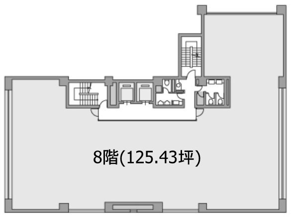 銀座イーストビル8F 間取り図