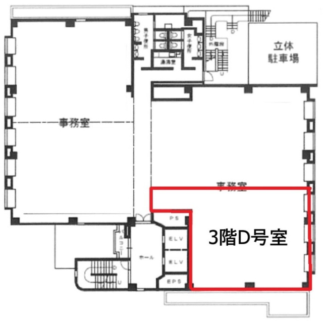 セントラル荒川ビルD 間取り図