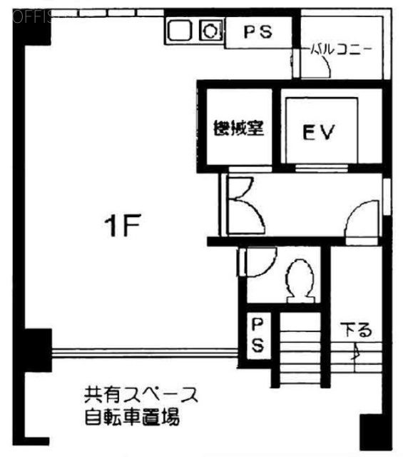 浅香ビル1F 間取り図