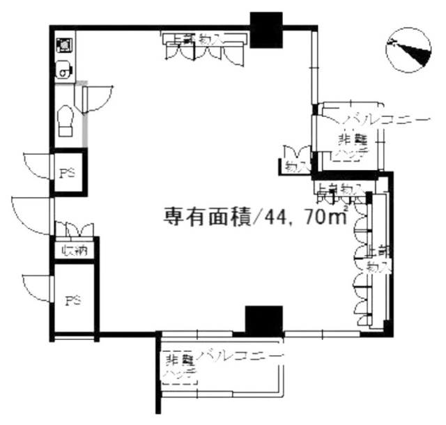 ドミール池袋1012 間取り図