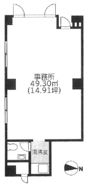 セレニティ湯島101 間取り図
