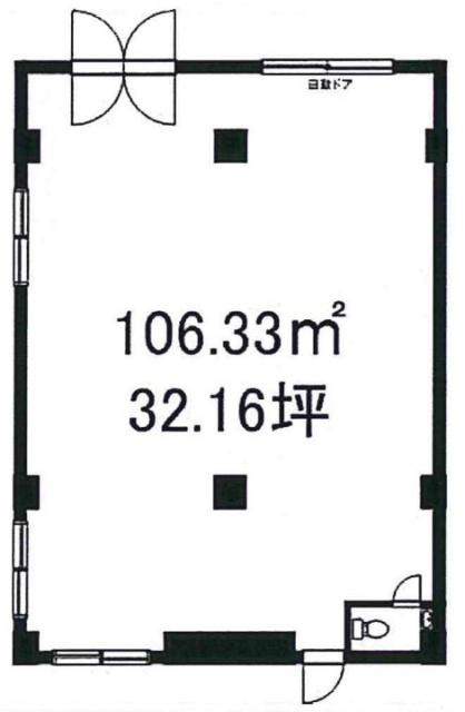 サンタカラビル1F 間取り図