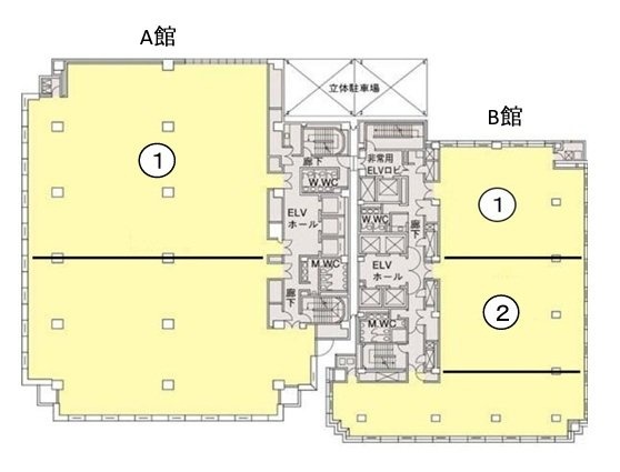 新横浜TECHビル B館1 間取り図
