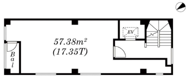 十番アネックス5F 間取り図