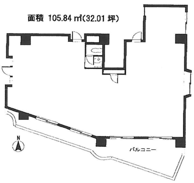 ロイヤルアヤセビル2F 間取り図