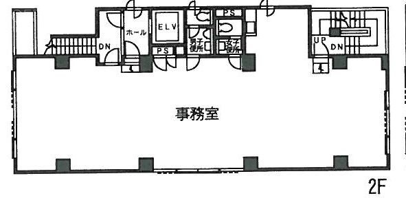 乗物町中央ビル2F 間取り図