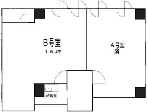 新橋第一ビル新館B 間取り図