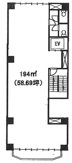 リードシー大森ビル6F 間取り図