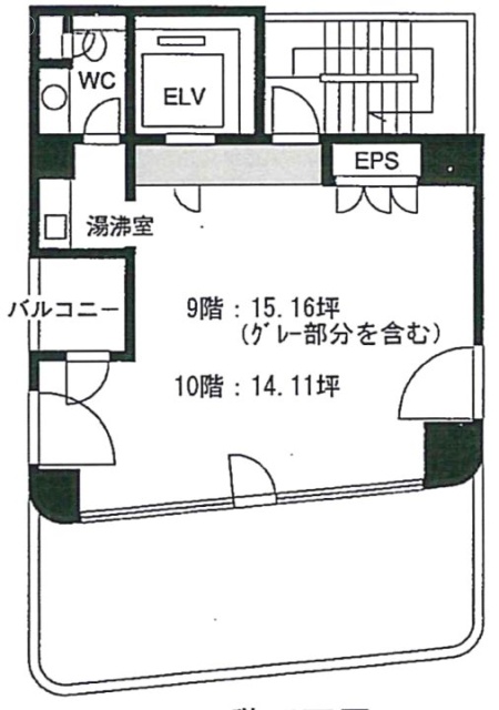 新宿南口ビル10F 間取り図