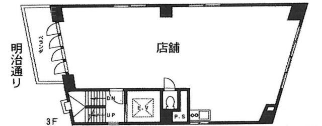 荒井ビル3F 間取り図