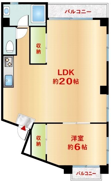 メゾン神泉3F 間取り図