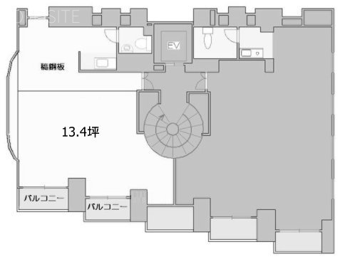 第2スカイビル302 間取り図