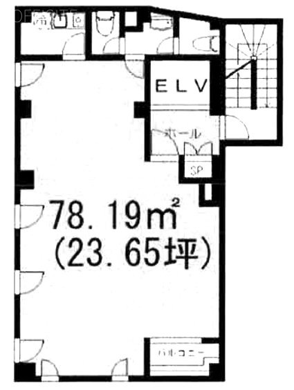 コマンドプロンプト広尾401 間取り図