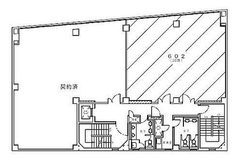 オカバ錦糸町ビル602 間取り図