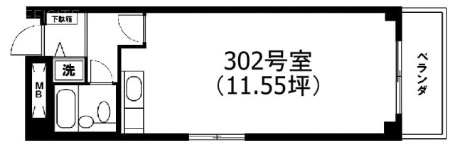 神宮前テラス302 間取り図