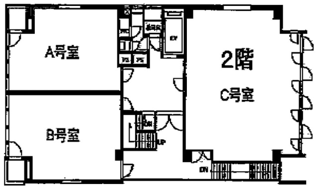 サニービルC 間取り図