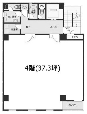 川村ビル4F 間取り図