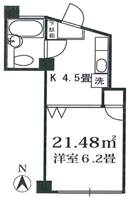 松田ビル502 間取り図