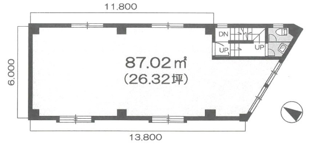 池添ビル3F 間取り図