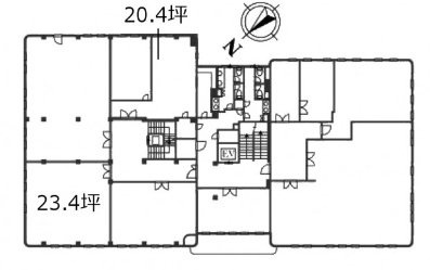 KN日本大通ビル308 間取り図