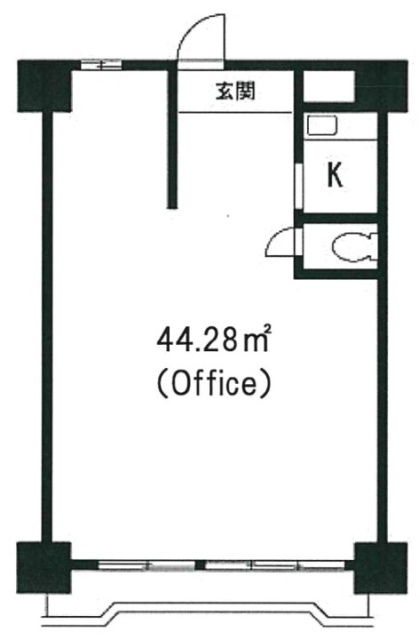アベニュー高輪509 間取り図