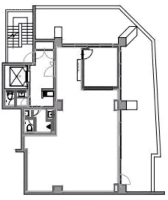 銀座3丁目ビル7F 間取り図