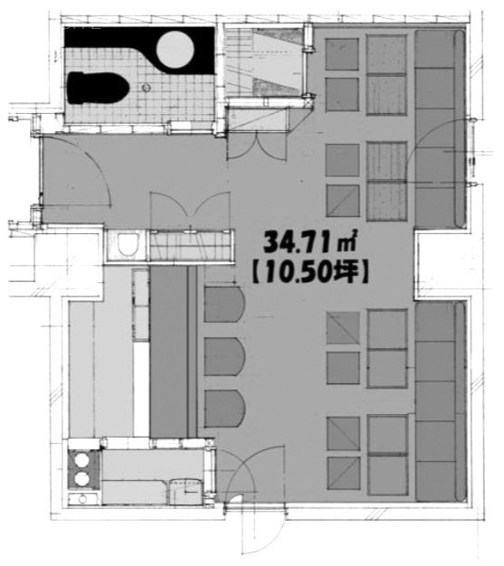 第3平沢ビルF 間取り図