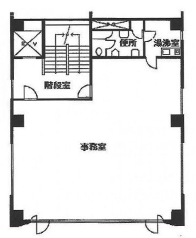 東都銀座ビル4F 間取り図