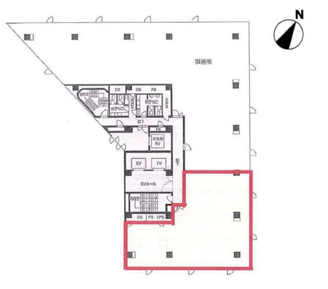 Daiwa品川Northビル9F 間取り図